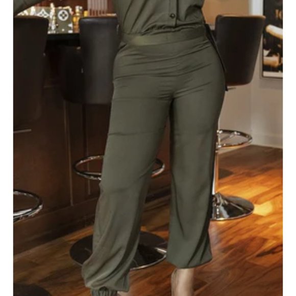 Gritty Soul Pants - Gritty Soul green jumpsuit